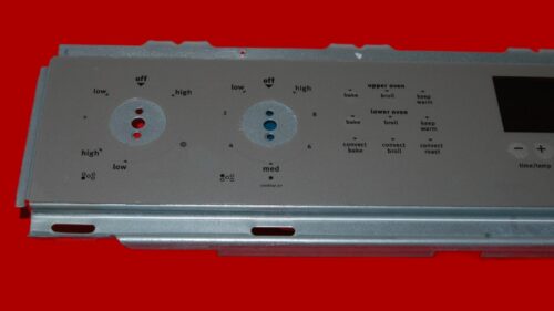 Part # W10664063 | W10365414 | Maytag Oven Switch Membrane Touch Pad and Control Board (overlay fair - Gray)