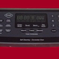 Part # 318335869 | 316418782 - $189 Kenmore Elite Gas Oven Panel And Control Board (used,overlay fair - Black)