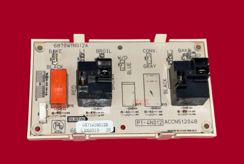 Part # 6871W1N012B LG Range Oven Relay Control Board (used)