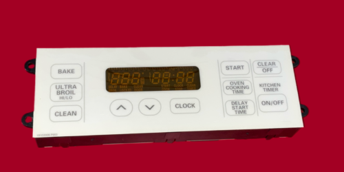 Part # 191D1576P017 | WB27T10269 GE Oven Control Board (used, overlay good - Almond)