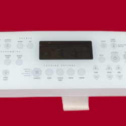 Part # 9763550 | 9763050 Whirlpool Oven Switch Membrane And Board (used, overlay good - White)