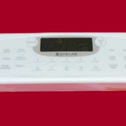 Part # WP74005748 | 74005873 | 8507P043-60 Jenn-Air Oven Control Panel And Board (overlay fair - White)