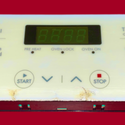 Part # 316630005 - $109 Kenmore Gas Oven Control Board (used, overlay poor - Yellow)