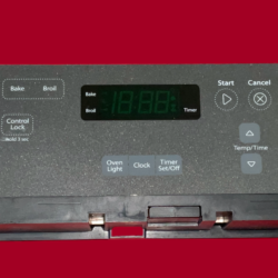 Part # W10734614 Whirlpool Oven Control Board (overlay very good - Dark Gray)