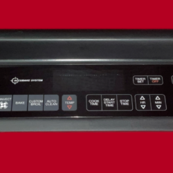 Part # 8300452 | 8186024 - $339 Whirlpool Oven Panel And Control Board (used, overlay good - Black)