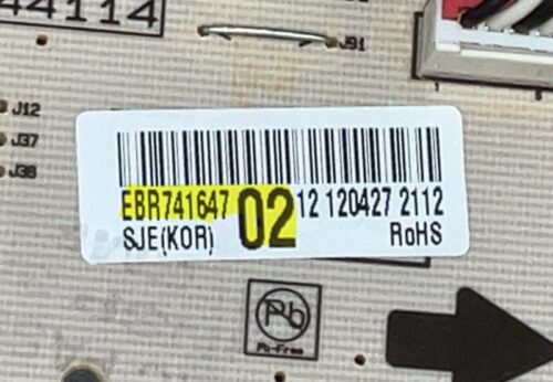 Part # EBR64624907 | EBR74164702 LG Oven And Range Control Boards (used)