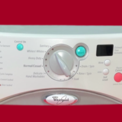 Part # 8182612 | 8182785 - $139 Whirlpool Front Load Washer Panel And Control Board (used, condition fair - Light Gray)
