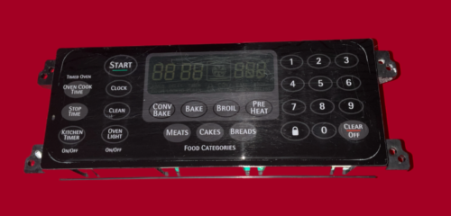 Part # 318183400 Kenmore Oven Control Board (used, overlay poor - Black)