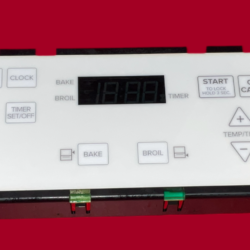 Part # W10556707 Amana Gas Oven Control Board (used, overlay fair - White)