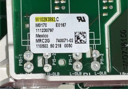 Kitchen-Aid Gas Oven Touchpad And Board - Part # WPW10295112 | W10293892 Gallery Image 1