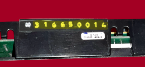 Part # 316650014 Frigidaire Gas Oven Control Board (used, overlay good - Black)