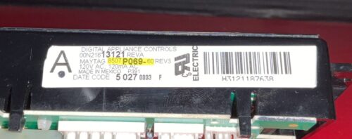 Part # 8507P069-60 | WP74008658 Maytag Oven Control Board (used, overlay good - Black)