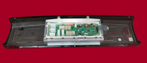 Part # W10167672 | 8507P331-60 Kitchen-Aid Oven Control Panel And Board (used, overlay fair - Stainless Steel/Black)
