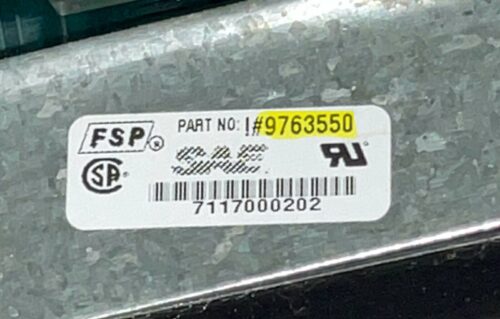 Part # 9763550 | 9763050 Whirlpool Oven Switch Membrane And Board (used, overlay good - White)