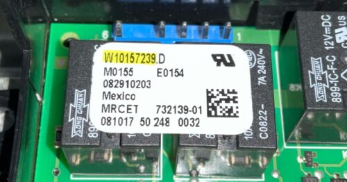 Whirlpool Oven Membrane And Control Board - Part # W10221471 | W10157239 Gallery Image 1