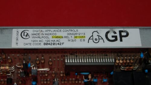 Whirlpool Oven Control Board – Part Number 3196929 | 6610053  – Pre-Owned/Used Tested
