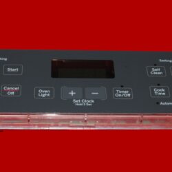 GE Oven Control Board 164D8450G034 | WB27T11487 | OEM Used Tested (overlay excellent - Dark Gray)