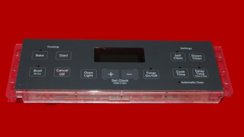 GE Oven Control Board 164D8450G034 | WB27T11487 | OEM Used Tested (overlay excellent - Dark Gray)