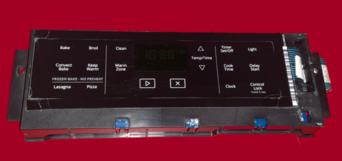 Part # W11528249 | W11204529 Whirlpool Oven Control Board (used, overlay fair - Black )