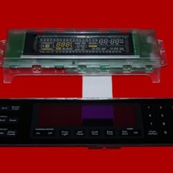 Part # 9761566 | 9762794 | KitchenAid Gas Oven Switch Membrane and Control Board (overlay good - Black)