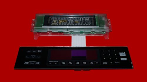 Part # 9761566 | 9762794 | KitchenAid Gas Oven Switch Membrane and Control Board (overlay good - Black)