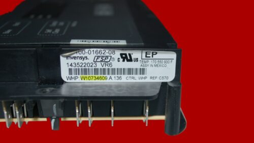 Part # WPW10734609 | W10734609 | Whirlpool Oven Control Board (overlay fair - Dark Gray)