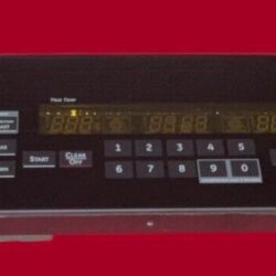 Part # WB36T11144 | WB27T11286 GE Oven Touch Panel and Control Board (overlay good - Black)
