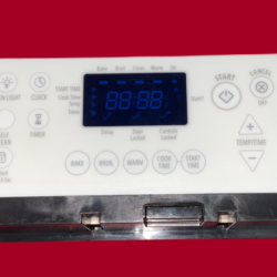 Part # W10108100 Whirlpool Oven Control Board (overlay good - White)