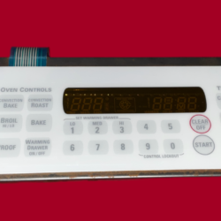Part # WB27T10618 | 164D4779P033 GE Oven Control Board (overlay good - White)