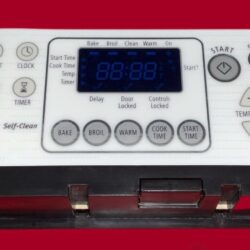 Part # W10114380 Whirlpool Gas Oven Control Board (overlay fair - White)