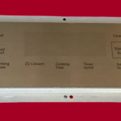 Part # DE92-02588F | DG34-00024A - $159 Samsung Gas Oven Membrane And Control Board (used,overlay fair - Silver)