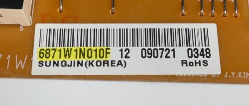 LG Oven And Range Control Boards - Part # EBR74632605 | 6871W1N010F Gallery Image 1