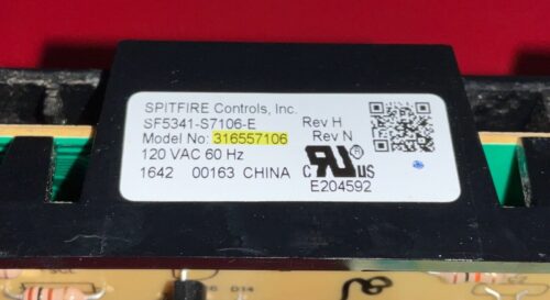 Frigidaire Oven Control Board - Part # 316557106 Gallery Image 1