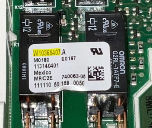 Part # W10321788 | W10365407 Maytag Oven Control Panel And Board (used, overlay fair - Gray)