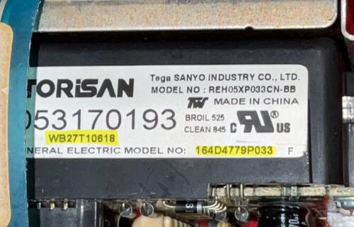 GE Oven Control Board - Part # WB27T10618 | 164D4779P033 Gallery Image 1