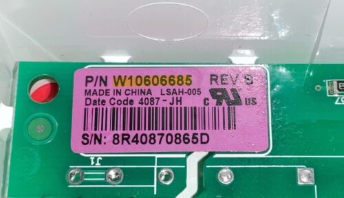 Whirlpool Dryer Control Board - Part # W10606685 Gallery Image 1