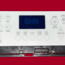 Part # W10173523 Whirlpool Oven Control Board (used, overlay fair - White)