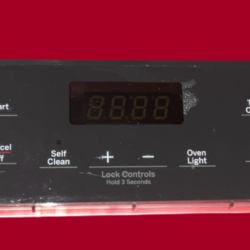 Part # 164D8450G169 | WB27X44729 GE Gas Oven Control Board (used, overlay poor - Dark Gray)