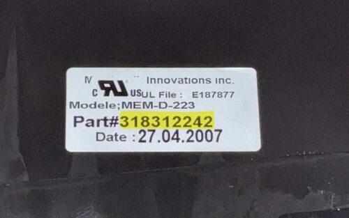 Part # 318312242 | 316418732 Frigidaire Oven Control Panel And Board (used. overlay good - Stainless Steel/Black)