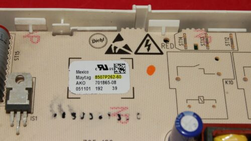 Maytag Gas Oven Control Board 8507P262-60 | WPW10166969 OEM Used Tested (overlay fair - Bisque)