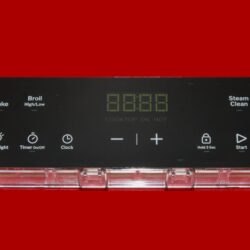 GE Oven Control Board - WB27X48612 | 311D8017G002 (overlay good - Black)