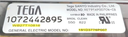 Part # WB27T10816 | 191D3776P007 | GE Oven Control Board (overlay excellent - White)