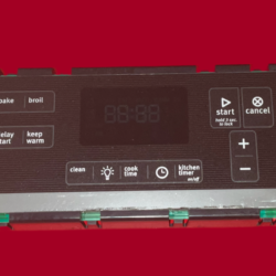 Part # W10477069 Whirlpool Oven Control Board (overlay good - Black)