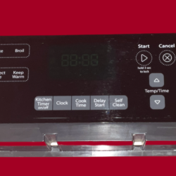 Part # W10887927 Whirlpool Gas Oven Control Board (overlay fair - Black)