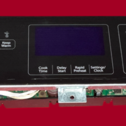 Part # W10665501 | W10759281 Whirlpool Oven Control Board And Touch Panel (used, overlay fair - Black)