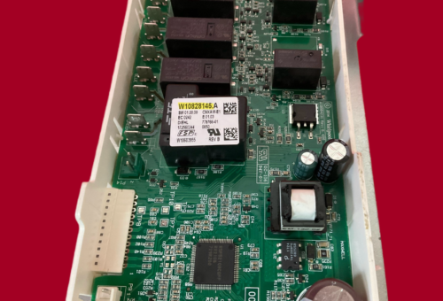 Part # W10877766 | W10828145 Whirlpool Oven Control Panel And Board (used, overlay good - Black)