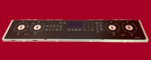 Part # W10877766 | W10828145 Whirlpool Oven Control Panel And Board (used, overlay good - Black)