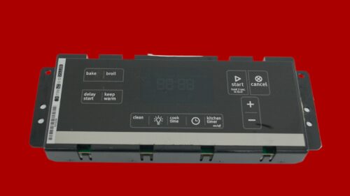Part # W10477069 Whirlpool Oven Control Board (overlay good - Black)