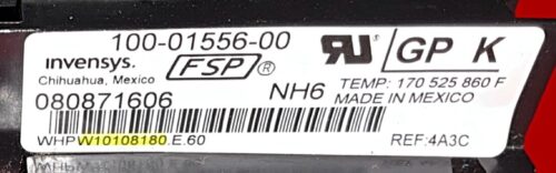 Part # WPW10108190 | W10108180 | Whirlpool Gas Oven Control Board (overlay fair - White)