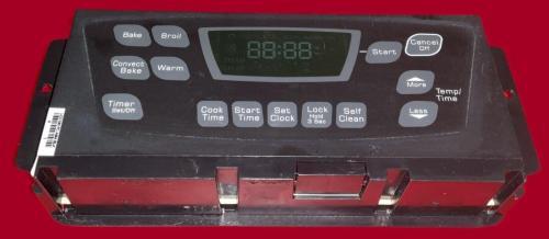 Part # W10173499 Whirlpool Oven Control Board (Overlay fair - Black)